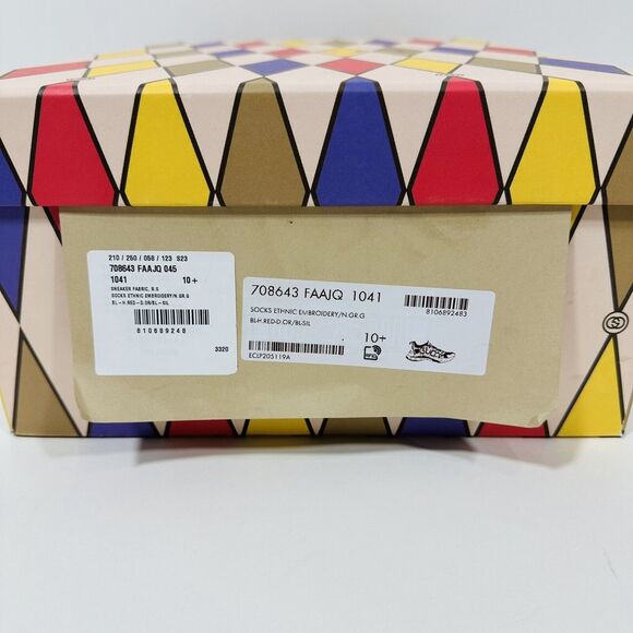 Gucci Run US 11 Limited Edition Lovelight Sneaker Black Embroidered NIB $1,290 - Picture 14 of 15